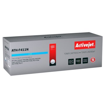 Activejet ATH-F411N toner (replacement for HP 410A CF411A; Canon CRG 046 C 1249C002; Supreme; 2300 pages; cyan)