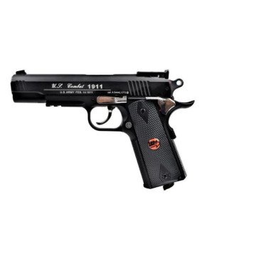 BRUNI 816 US Combat 4.5 mm BB airsoft pistol, 20-round CO₂ magazine, up to 17 joules