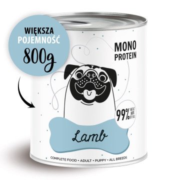 PAKA ZWIERZAKA Pepe Lamb - wet dog food - 800g PAKA ZWIERZAKA Pepe Lamb - wet dog food - 800g