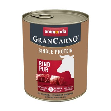 ANIMONDA GranCarno Adult Single Protein Beef - wet dog food - 800g