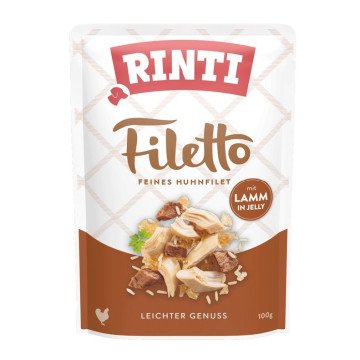 RINTI Filetto Chicken fillet with lamb - wet dog food - 100g