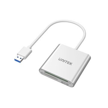 UNITEK Y-9313 card reader USB 3.2 Gen 1 (3.1 Gen 1) Silver UNITEK Y-9313 card reader USB 3.2 Gen 1 (3.1 Gen 1) Silver