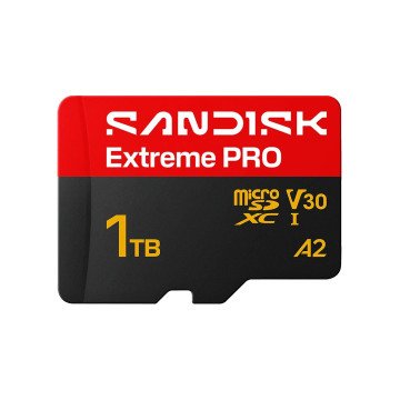 SanDisk Extreme Pro microSD UHS-I 1TB MicroSD 250MB/s (Read) / 170MB/s (Write) SanDisk Extreme Pro microSD UHS-I 1TB MicroSD 250MB/s (Read) / 170MB/s (Write)