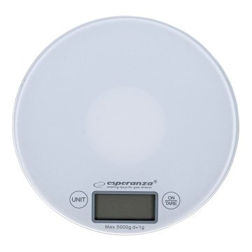 Esperanza EKS003W Electronic Kitchen Scale White Round Esperanza EKS003W Electronic Kitchen Scale White Round