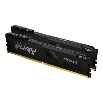 Kingston Technology FURY Beast 16GB 3200MT/s DDR4 CL16 DIMM (Kit of 2) Black