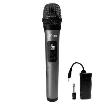 Wireless microphone for speakers Karaoke MIC HERO WIRELESS MT398. Wireless microphone for speakers Karaoke MIC HERO WIRELESS MT398.