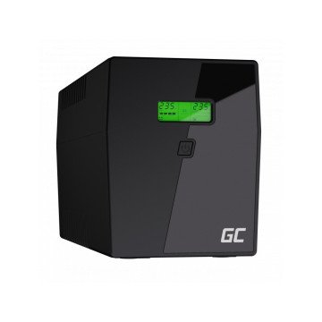 Green Cell UPS05 uninterruptible power supply (UPS) Line-Interactive 2 kVA 1200 W 5 AC outlet(s) Green Cell UPS05 uninterruptible power supply (UPS) Line-Interactive 2 kVA 1200 W 5 AC outlet(s)