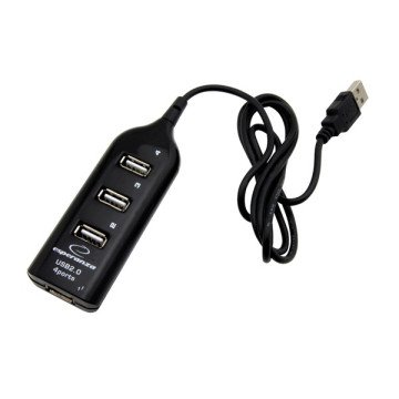 Esperanza EA116 interface hub 480 Mbit/s Black Esperanza EA116 interface hub 480 Mbit/s Black