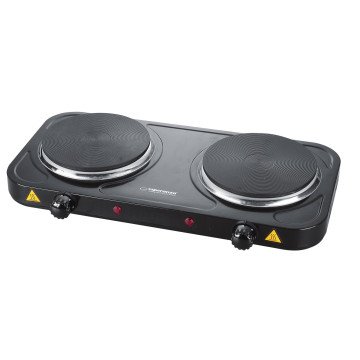 Esperanza EKH010K Electric cooker, top, 2 heating fields, black