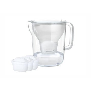 BRITA Style ESSENTIAL XL white filter jug + 3 x MX Pro Pure Performance filter BRITA Style ESSENTIAL XL white filter jug + 3 x MX Pro Pure Performance filter