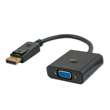 Savio CL-90 video cable adapter 0.2 m DisplayPort VGA (D-Sub) Black Savio CL-90 video cable adapter 0.2 m DisplayPort VGA (D-Sub) Black