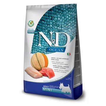FARMINA N&D Ocean Dog Salmon, Cod, Cantaloupe, Melon Adult Mini - dry dog food - 2.5 kg FARMINA N&D Ocean Dog Salmon, Cod, Cantaloupe, Melon Adult Mini - dry dog food - 2.5 kg