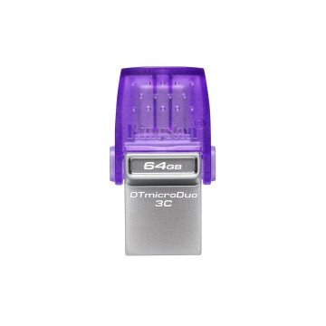 Kingston Technology DataTraveler 64GB microDuo 3C 200MB/s dual USB-A + USB-C