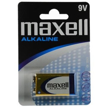 MAXELL battery Alkaline 9V, 6LR61, 1 pcs. MAXELL battery Alkaline 9V, 6LR61, 1 pcs.