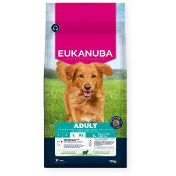 EUKANUBA Adult L XL Rich in lamb & rice - dry dog food - 12kg EUKANUBA Adult L XL Rich in lamb & rice - dry dog food - 12kg