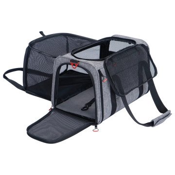 ZOLUX NOMAD M dog and cat carrier with extra space, 44 × 28 × 28 cm ZOLUX NOMAD M dog and cat carrier with extra space, 44 × 28 × 28 cm