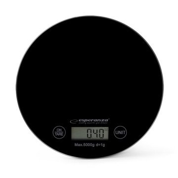 Esperanza EKS003K kitchen scale Black Countertop Round Electronic kitchen scale Esperanza EKS003K kitchen scale Black Countertop Round Electronic kitchen scale