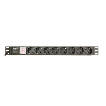 Gembird EG-PDU-014-C14 power distribution unit (PDU) 8 AC outlet(s) 1U Black Gembird EG-PDU-014-C14 power distribution unit (PDU) 8 AC outlet(s) 1U Black