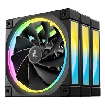 DeepCool FL12R-3 IN 1 Computer case Fan 12 cm Black 3 pc(s)