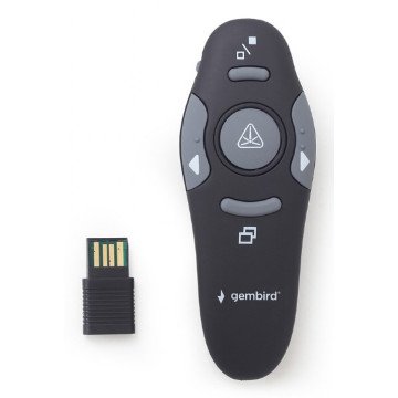 Gembird WP-L-11 wireless presenter RF Black Gembird WP-L-11 wireless presenter RF Black