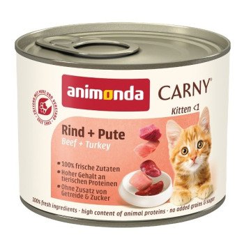 ANIMONDA Carny Kitten Beef with turkey - wet cat food - 200g