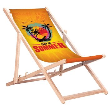 GreenBlue GB183 Classic Beech Deck Chair with GreenBlue GB183 Classic Beech Deck Chair with