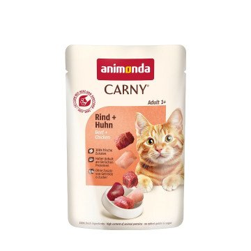 ANIMONDA Carny Adult Beef and chicken - wet cat food - 85g ANIMONDA Carny Adult Beef and chicken - wet cat food - 85g