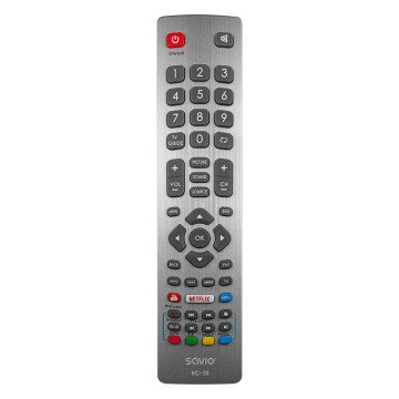 SAVIO RC-19 Universal/Replacement Remote Control for SHARP TV – SMART TV SAVIO RC-19 Universal/Replacement Remote Control for SHARP TV – SMART TV