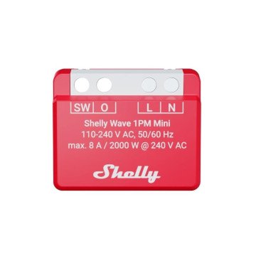 Shelly Wave 1PM Mini LR Smart Z-Wave Relay