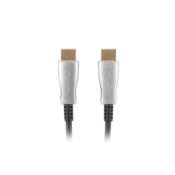 LANBERG HDMI CABLE M/M V2.0 10M OPTICAL AOC BLACK CA-HDMI-20FB-0100-BK LANBERG HDMI CABLE M/M V2.0 10M OPTICAL AOC BLACK CA-HDMI-20FB-0100-BK
