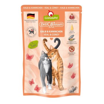 GRANATAPET DeliCATessen Veal and coney - wet cat food - 85g