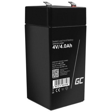 Green Cell AGM37 industrial rechargeable battery Sealed Lead Acid (VRLA) 4000 mAh 4 V Green Cell AGM37 industrial rechargeable battery Sealed Lead Acid (VRLA) 4000 mAh 4 V