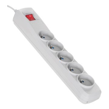 Activejet grey power strip with cord ACJ COMBO 5G/5M/BEZP. AUT/S Activejet grey power strip with cord ACJ COMBO 5G/5M/BEZP. AUT/S