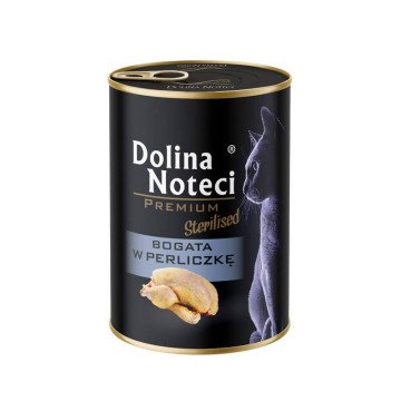 DOLINA NOTECI Premium Sterilised Rich in guinea fowl - wet cat food - 400g DOLINA NOTECI Premium Sterilised Rich in guinea fowl - wet cat food - 400g