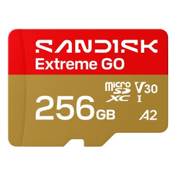 SanDisk Extreme GO 256 GB MicroSDXC UHS-I SanDisk Extreme GO 256 GB MicroSDXC UHS-I