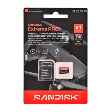 SanDisk Extreme PRO microSD UHS-I 64 GB MicroSDHC SanDisk Extreme PRO microSD UHS-I 64 GB MicroSDHC
