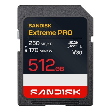 SanDisk Extreme Pro 512 GB SDXC UHS-I SanDisk Extreme Pro 512 GB SDXC UHS-I