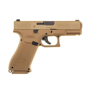 Glock 19X 4,5 mm coyote BB CO2 shot air pistol.