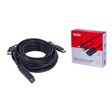 UNITEK Y-278 USB cable USB 2.0 10 m 2 x USB A USB A Black UNITEK Y-278 USB cable USB 2.0 10 m 2 x USB A USB A Black