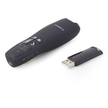 Gembird WP-L-12 wireless presenter RF Black Gembird WP-L-12 wireless presenter RF Black