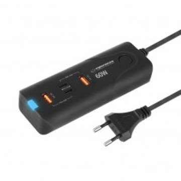 Esperanza EZC109 mobile device charger Universal Black AC Fast charging Indoor