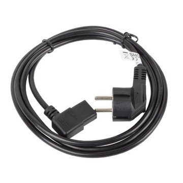 Lanberg CA-C13C-12CC-0018-BK power cable Black 2 m C13 coupler CEE7/7 Lanberg CA-C13C-12CC-0018-BK power cable Black 2 m C13 coupler CEE7/7