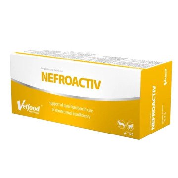 VETFOOD Nefroactiv - supplements for dogs and cats - 120 pcs