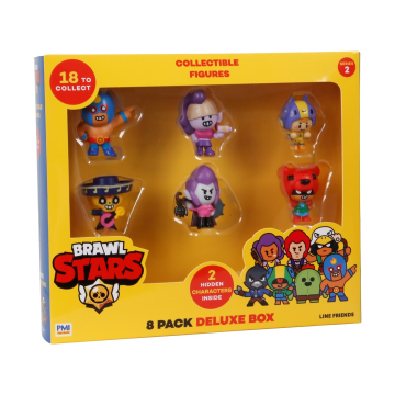 BRAWL STARS S2 FIGURES -8 PACK DELUXE BOX VER.B BRAWL STARS S2 FIGURES -8 PACK DELUXE BOX VER.B