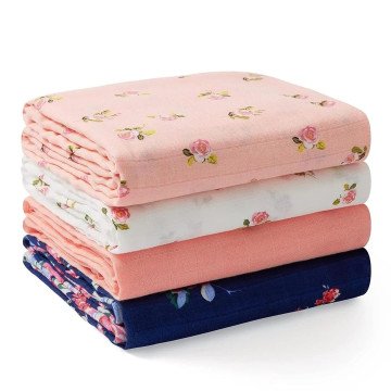 Momcozy SJ003 Muslin Swaddles 4 pcs 47 × 47 inches