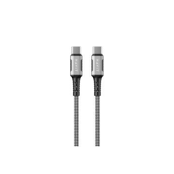 Havit CB6297 - Magnetic cable USB type C to USB type C, 1m (black)