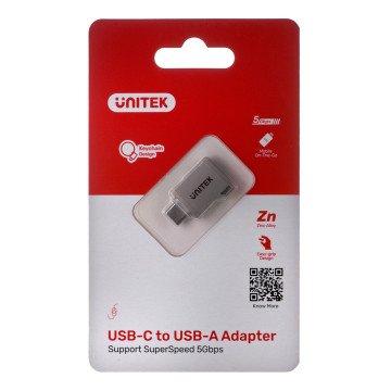 UNITEK ADAPTER USB-C-USB-A 3.1 GEN1, M/F, A1025GNI