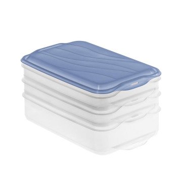 ROTHO Rondo Horizon blue - food storage container - 2 x 0,75l, 1 x 1,35l ROTHO Rondo Horizon blue - food storage container - 2 x 0,75l, 1 x 1,35l