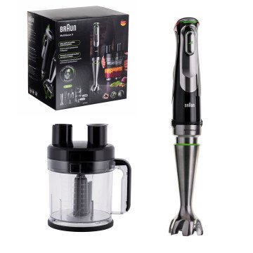 Braun MultiQuick 9 MQ 9195XLI 2 L Immersion blender 1200 W Black, Stainless steel Braun MultiQuick 9 MQ 9195XLI 2 L Immersion blender 1200 W Black, Stainless steel