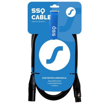 SSQ DMX0,5 - Cable XLR male - XLR female, 0,5 m SSQ DMX0,5 - Cable XLR male - XLR female, 0,5 m